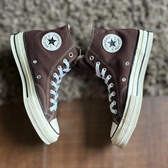 CONVERSE All Star Brown High-Top Sneakers Size 8 Men 10 Women - Picture 2 of 9